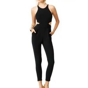 Hunter Bell NY Katie black cut out jumpsuit Size 10 in Black
